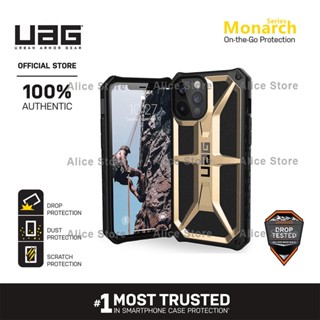 Uag เคสโทรศัพท์มือถือ กันตก ลายทหาร สีทอง สําหรับ iPhone 12 Pro Max 12 Mini