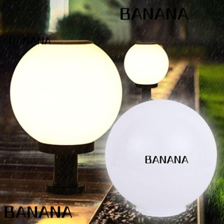 Banana1 ฝาครอบโคมไฟติดผนัง อะคริลิค สีขาว สไตล์ย้อนยุค สําหรับตกแต่งบ้าน กลางแจ้ง