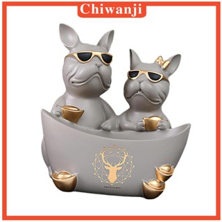 [Chiwanji] ชามเรซิ่น รูปปั้นสุนัข สําหรับตกแต่งบ้าน ห้องนอน