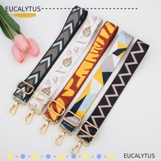 Eutus สายคล้องกระเป๋า เข็มขัด DIY ปักลาย ปรับได้ สายกระเป๋าถือ