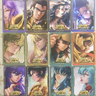 Saint Seiya Golden Twelve Palace การ์ดแฟลช ลายการ์ตูนอนิเมะ Saint Seiya ชุดละ 12 ชิ้น