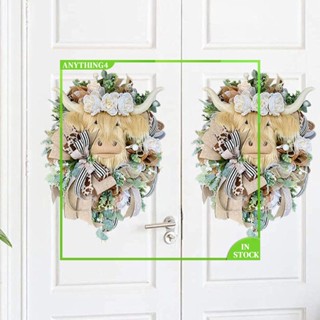 ✥Anything4✥【มีสินค้า】พวงหรีดดอกไม้ปลอม สําหรับตกแต่งบ้าน ปาร์ตี้ วันหยุด ☘