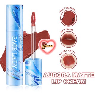 CYREAL SACE Lady Long Lasting Velvet Lipstick 3g Matte Lipstick High Pigment Waterproof Velvet Lip Cream Smooth Lip แต่งหน้า