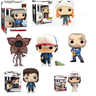 ฟิกเกอร์ไวนิล Funko Pop Stranger Things Dustin Dart Eleven Suzie Steve Robin Eddie Punk Max สําหรับตกแต่งบ้าน