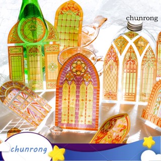 Chunrong สติกเกอร์ มีกาวในตัว น้ําหนักเบา สําหรับตกแต่งแล็ปท็อป DIY 15 ชิ้น