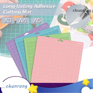 Chunrong แผ่นรองตัด ทรงสามเหลี่ยม ขนาด 12x12 นิ้ว 5 สี แบบเปลี่ยน สําหรับงานศิลปะ งานฝีมือ 3 ชิ้น