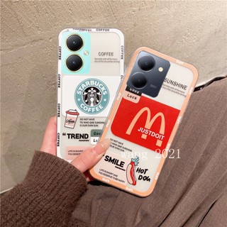 พร้อมส่ง ใหม่ เคสโทรศัพท์มือถือ ซิลิโคนนิ่ม ปิดด้านหลัง ลายการ์ตูนน่ารัก ยอดนิยม สําหรับ VIVO Y27 Y27 Y36 Y78 5G 2023 Y27 4G