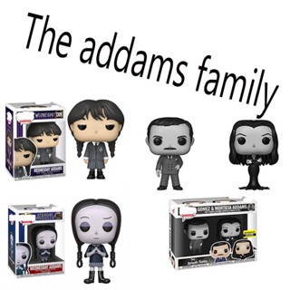 ตุ๊กตาฟิกเกอร์ Funko Pop The Addams Family Wednesday GomeZ MORticia ของเล่นสําหรับเด็ก