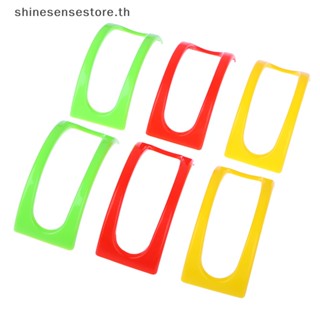 Shine ถาดพลาสติก ทนทาน สําหรับใส่ทาโก้ แพนเค้ก 6 ชิ้น