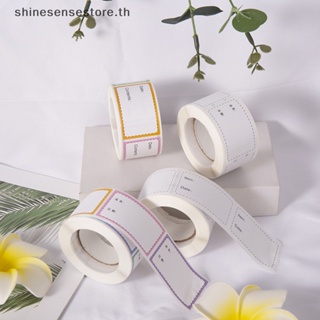 Shine สติกเกอร์ฉลาก สีขาว มีกาวในตัว ลอกออกได้ สําหรับติดตู้เย็น 1 ม้วน