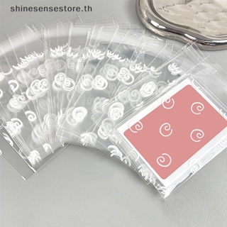 Shine กระเป๋าใส่บัตร โฟโต้การ์ด แบบใส สไตล์เกาหลี DIY 50 100 ชิ้น