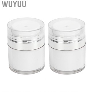 Wuyuu Transparent  Jar  30ml Empty Jars 2pcs Refillable for Salon Lotion