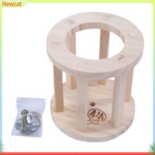 {Newcat} กรงไม้ สําหรับให้อาหารสัตว์เลี้ยง กระต่าย