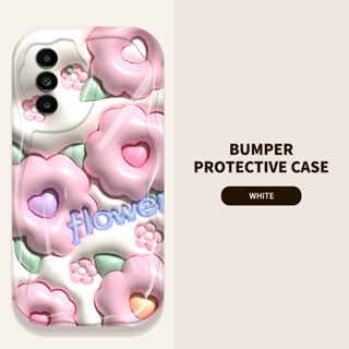 Ybd เคสโทรศัพท์มือถือ ซิลิโคน ลายกระบองเพชร ดอกไม้ กระต่ายน่ารัก สําหรับ Samsung Galaxy A13 A14 A34 A54 A04S A24 A25 M54 F54 M14 4G 5G