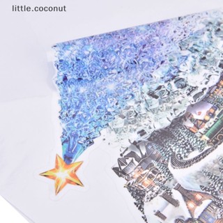 [little.coconut] สติกเกอร์ ลายต้นคริสต์มาส สําหรับตกแต่งหน้าต่าง