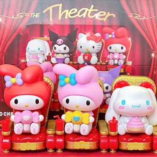 ของแท้ กล่องสุ่ม ของสะสม Sanrio Theatre Series Kulomi Melody Cinnamon Hello Kitty