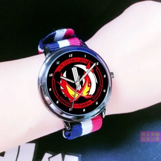 【สปอตสินค้า】นาฬิกา คาเมนไรเดอร์ Kamen Rider Watch - Kamen Shiwang Knight Merchandise นาฬิกาข้อมือควอทซ์อิเล็กทรอนิกส์ กันน้ํา ลายการ์ตูนอนิเมะ สําหรับนักเรียน