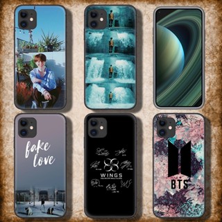 เคสโทรศัพท์มือถือ TPU แบบนิ่ม ลาย W34 Bts Fake love K pop สําหรับ iPhone SE 2020 12 Mini 13 Pro Max