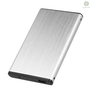 [DZ] เคสฮาร์ดดิสก์มือถือ USB3.0 2.5 นิ้ว SATA HDD SSD Enclosure USB3.0 ความเร็วสูง อะลูมิเนียมอัลลอย สีเงิน