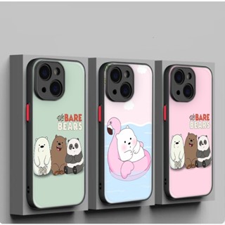 เคสโทรศัพท์มือถือแบบนิ่ม ลาย we bare bears น่ารัก SXC59 สําหรับ iPhone 12 13 Plus 14 Pro Max