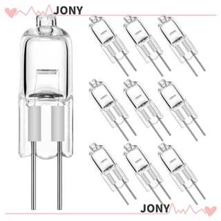 Jy1 หลอดไฟฮาโลเจน LED 10W 20W Bi-Pin 12V G4 10 ชิ้น