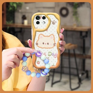 For Girls Liquid silicone Phone Case For Xiaomi 11 Lite/11 Lite NE originality Pendants interest flower luxurious