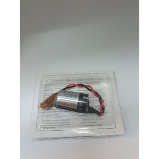 ร้านใน กทม แบตเตอรี่ลิเธี่ยม TOSHIBA ER3V / 3.6V Lithium Battery 1/2 AA CPM2A-BAT01 ต่อสีดำ สีน้ำตาล งานแท้