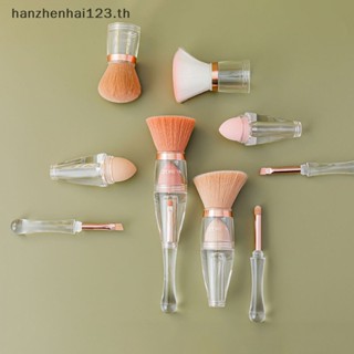 Hanhai Zoerya 3-in-1 แปรงแต่งหน้า รองพื้น แบบพกพา ขนาดเล็ก 3-in-1