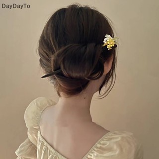 Daydayto กิ๊บติดผม รูปกระต่าย สไตล์จีนโบราณ ฮั่นฝู กี่เพ้า สีดํา เครื่องประดับผม TH