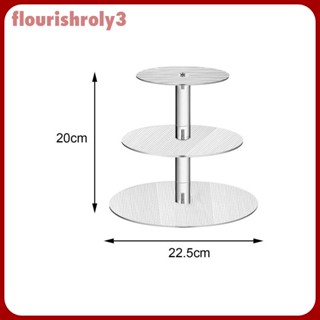 [Flourish] ถาดวางเค้ก ขนมปัง คัพเค้ก 3 ชั้น