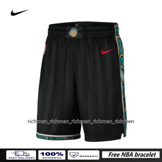 【Swingman】กางเกงขาสั้น Nba Memphis Grizzlies สีดํา สําหรับผู้ชาย