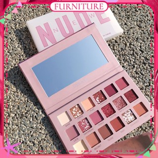 ♕ Meibaoge พาเลทอายแชโดว์ 18 สี Desert Rose Gold Beads Bright Matte Pearlescent Eyeshadow Smooth Sweatproof Long Lasting Student Eye Makeup FURNITURE