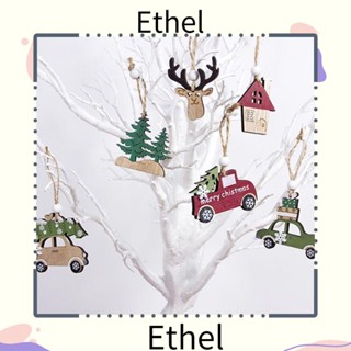 Ethel1 เครื่องประดับตกแต่งต้นคริสต์มาส รูปกวางเอลก์ 3 ชิ้น