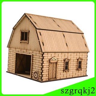 [Szgrqkj2] โมเดลทหาร 1:72 ฉากสถาปัตยกรรม คลังสินค้า DIY สําหรับโมเดลรถไฟ ภูมิทัศน์ขนาดเล็ก