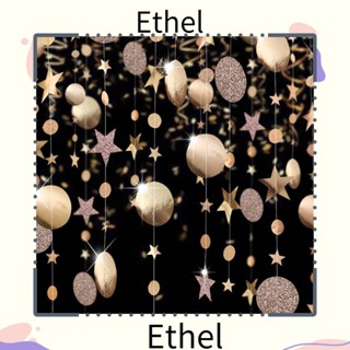 Ethel1 พวงมาลัยกระดาษ ทรงกลม 4 เมตร สําหรับแขวนตกแต่งงานปาร์ตี้วันเกิด งานแต่งงาน