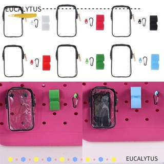 Eutus พวงกุญแจ PVC แบบใส กันน้ํา อุปกรณ์เสริม สําหรับกระเป๋าถือ กระเป๋าชายหาด