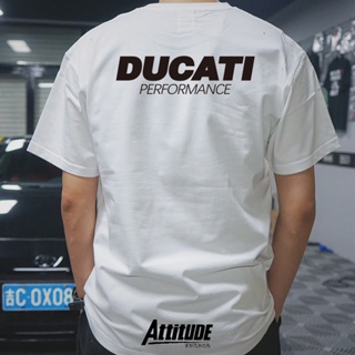 เสื้อยืดแขนสั้น พิมพ์ลาย Attitude Ducati MOTO GP สําหรับผู้ชาย