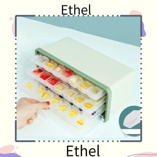 Ethel1 แม่พิมพ์น้ําแข็ง ทรงสี่เหลี่ยม DIY สําหรับห้องครัว