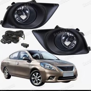 ไฟตัดหมอก พร้อมสายไฟ และสวิตช์ สําหรับ Nissan Almera 2012 2013 2014 2015