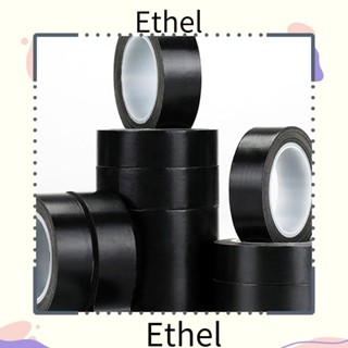 Ethel1 เทปฉนวนกันความร้อน PTFE สีดํา 10 เมตร ต่อม้วน 300°C ซีลสูญญากาศ ทนต่ออุณหภูมิสูง