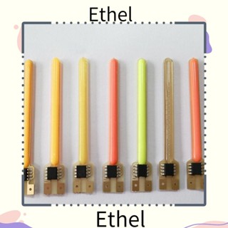 Ethel1 เส้นใยไดโอด LED 40 มม. 59 มม. 2200K 2700K 6500K ทนทาน สีขาว สีฟ้า สีแดง สีเขียว 3V 5 ชิ้น