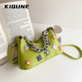 KIQUNE   กระเป๋าสะพาย ข้าง กระเป๋าผู้หญิงสะพายข้าง 2023 new  รุ่นใหม่ สบาย Trendy Korean Style L91TGG4 37Z230910