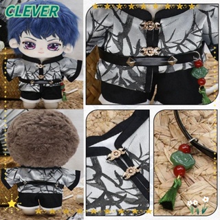 Clever ชุดเสื้อผ้าตุ๊กตา ผ้าฝ้าย สไตล์จีนโบราณ 20 ซม. DIY สําหรับเด็กผู้หญิง