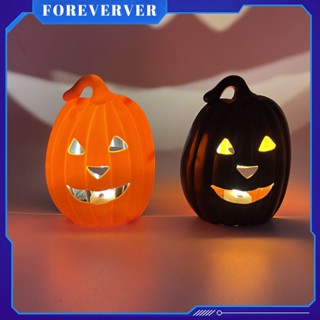 ไฟ LED ฟักทองฮาโลวีน Ghost Festival Atmosphere Light Halloween Ornament Decoration Halloween Pumpkin Lantern Lamp fore