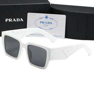  แว่นตากันแดด Prada กรอบสีดํา น้ําหนักเบา ดูดซับน้ําได้ดี สําหรับผู้ชาย และผู้หญิง เหมาะกับการขับขี่ เดินทาง กลางแจ้ง uv400