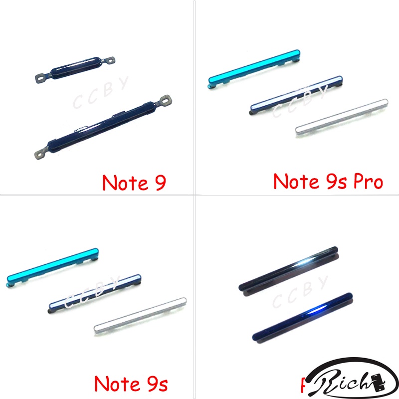 ปุ่มเปิดปิดเสียงด้านข้าง สําหรับ Xiaomi Redmi Note 9 9S Pro 9T 5G Pocophone X3