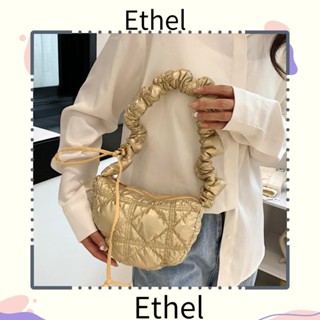 Ethel1 กระเป๋าช้อปปิ้ง ทรงซองจดหมาย ลายก้อนเมฆ พับได้ อเนกประสงค์ น้ําหนักเบา