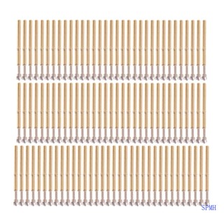 Super โพรบสปริงทดสอบไฟฟ้า PCB เส้นผ่าศูนย์กลาง 1 02 มม. แบบพกพา 100 ชิ้น