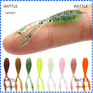 Wattle เหยื่อตกปลาซิลิโคน เรืองแสง 36 มม. 0.3 กรัม 10 ชิ้น