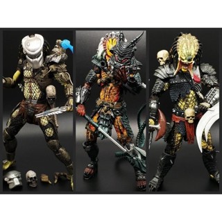 9.9 เหนื่อยมากโมเดลฟิกเกอร์ รูปนักล่า AVP Alien Dog Celtic Elderly Solo Wolf NECA J3VZ